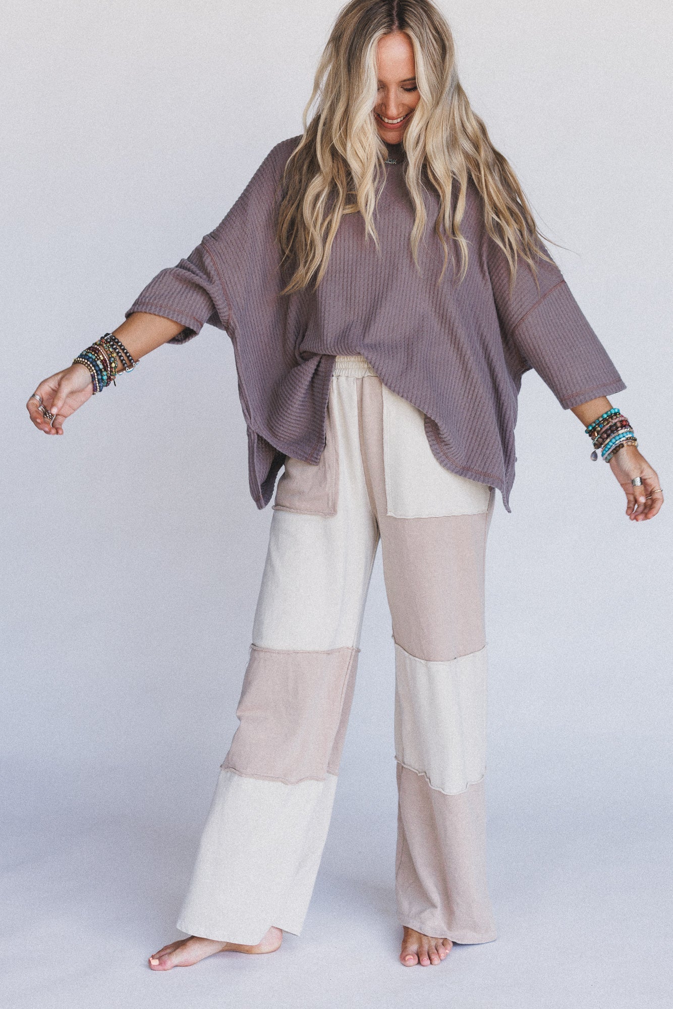 Go Your Way Wide Leg Pants - Natural