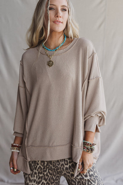 The Nest Sunset Dreamer Top - Taupe