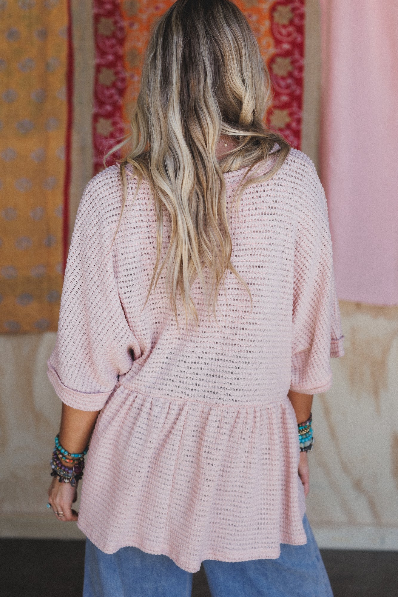 The Nest Lush Drift Top - Dusty Rose