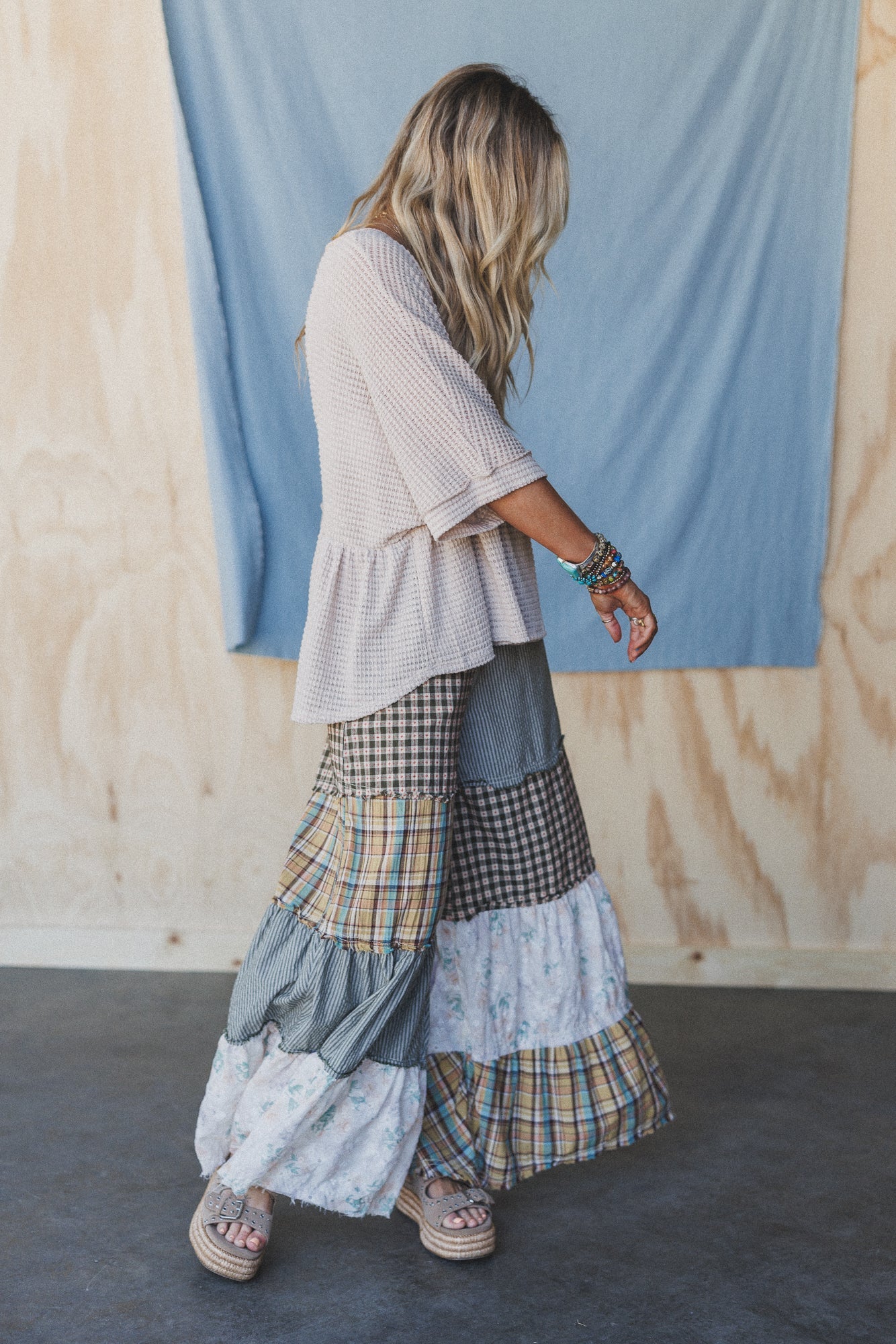 Jane Tiered Pants - Olive