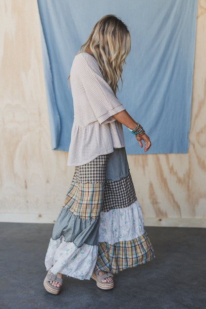 Jane Tiered Pants - Olive