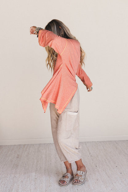The Nest Soft Intentions Top - Rust