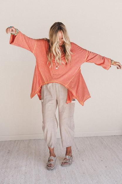 The Nest Soft Intentions Top - Rust