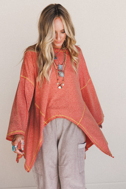 The Nest Soft Intentions Top - Rust