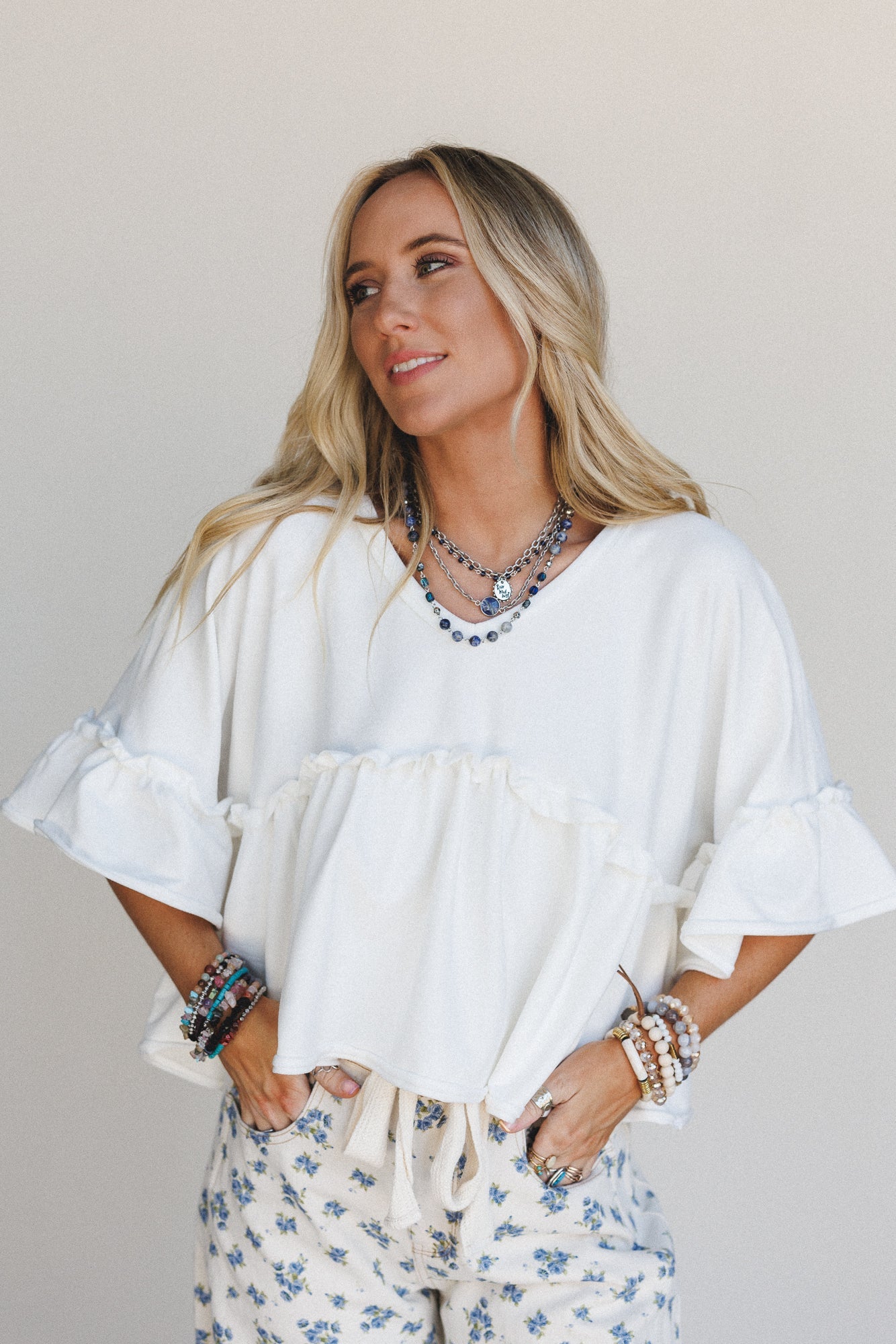 The Nest Timeless Way Top - Off White