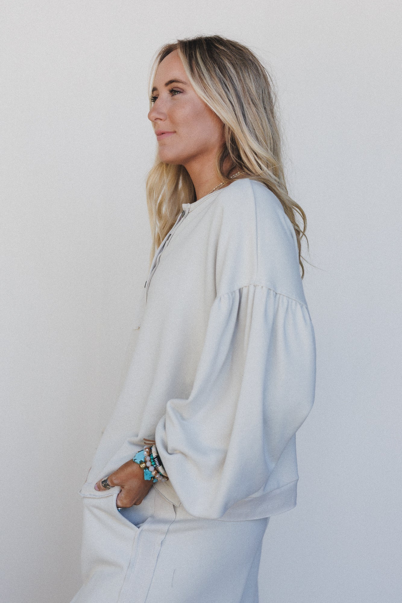 The Nest Laid Back Love Top - Beige