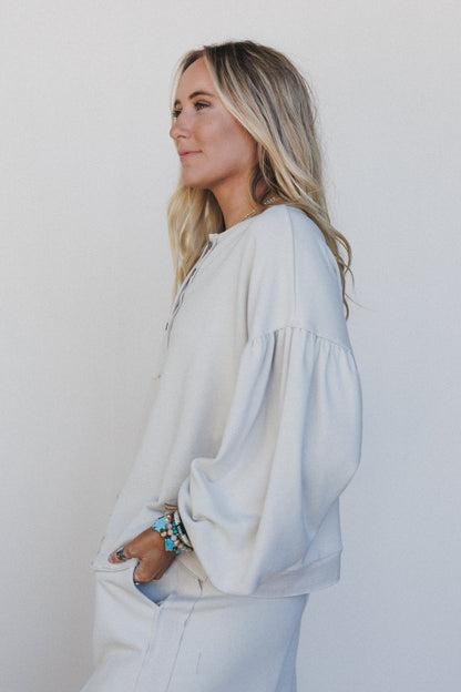 The Nest Laid Back Love Top - Beige