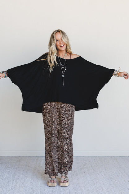 The Nest Ever Easy Top - Black