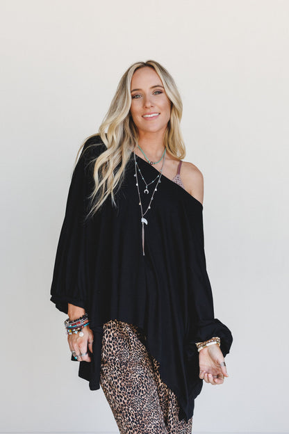 The Nest Ever Easy Top - Black