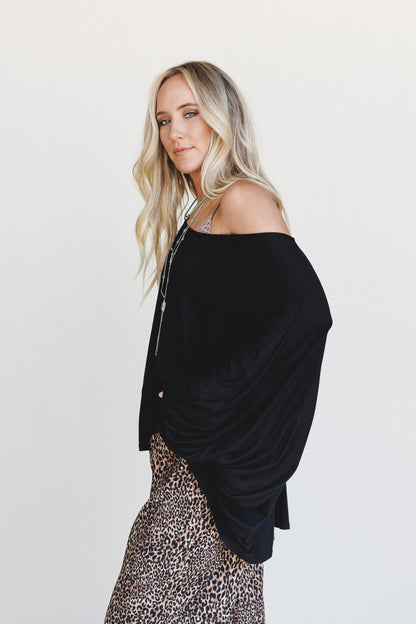 The Nest Ever Easy Top - Black