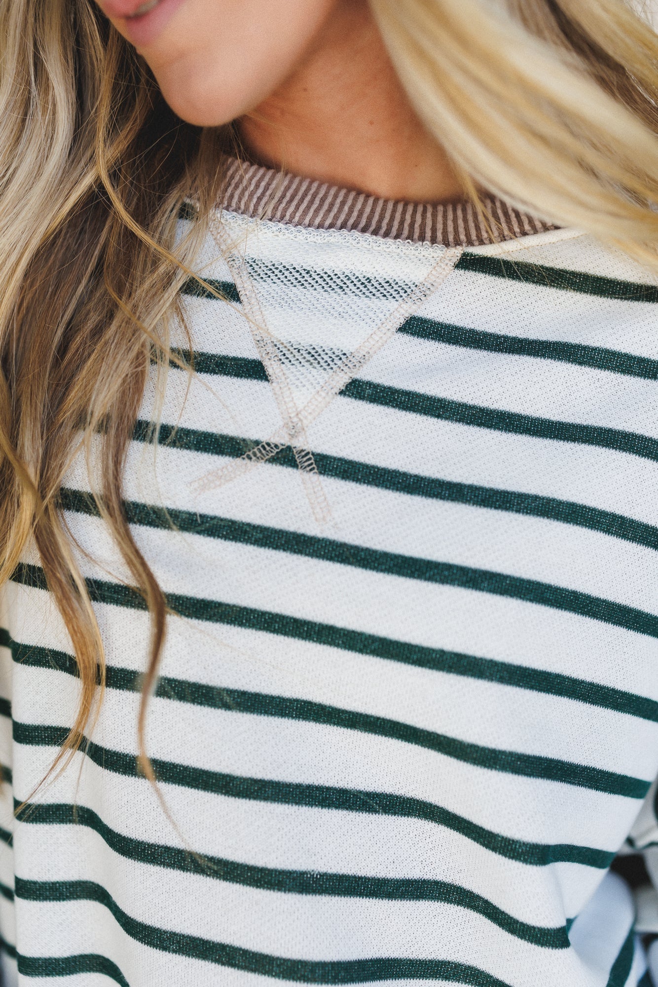 The Nest Coastal Dreaming Top - Green Acorn