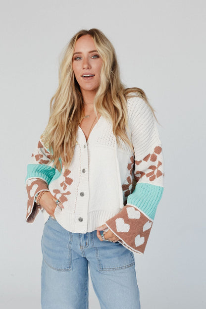 Shes A Wildflower Cardigan - Multi