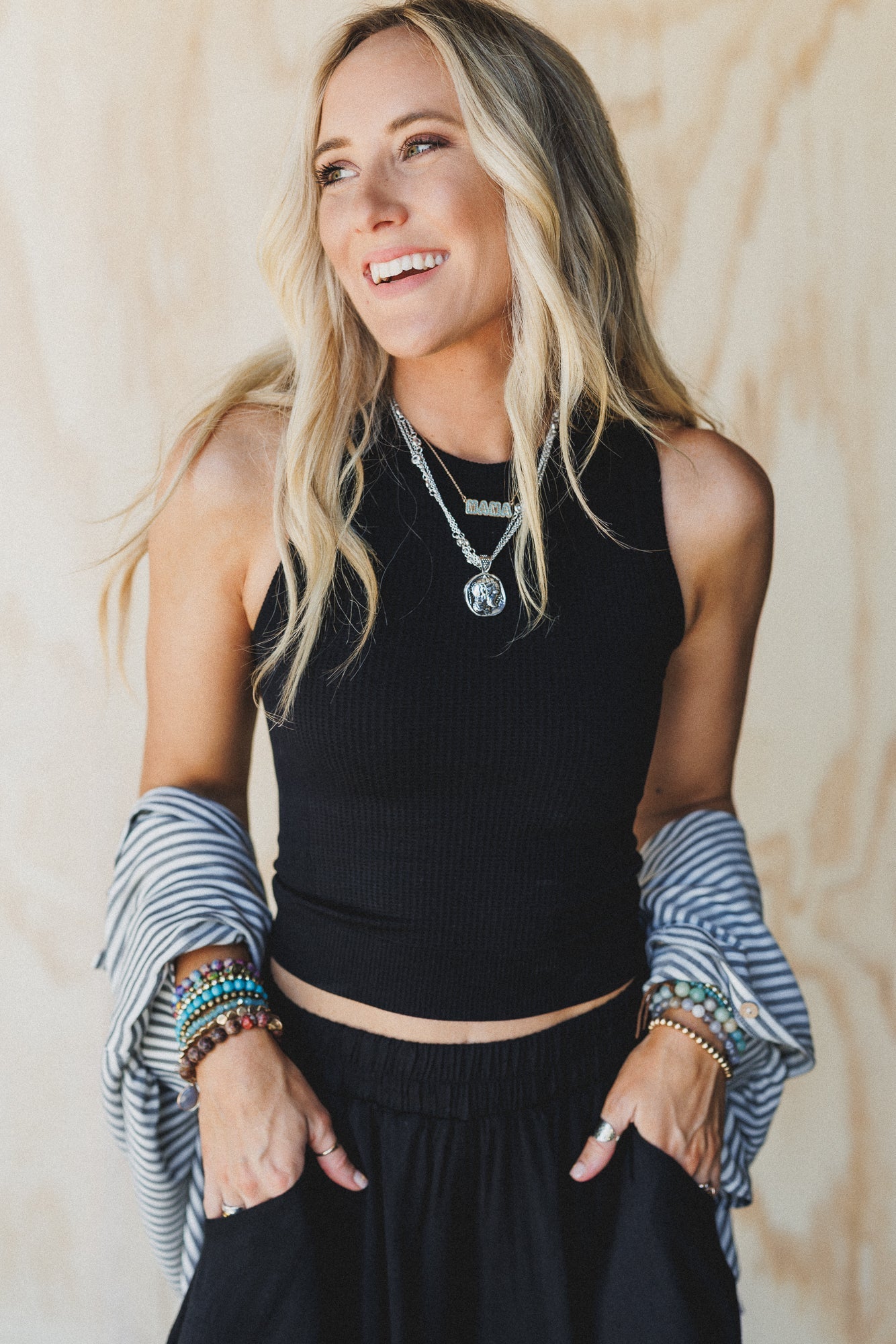 Top Pick Seamless Tank Top - Black