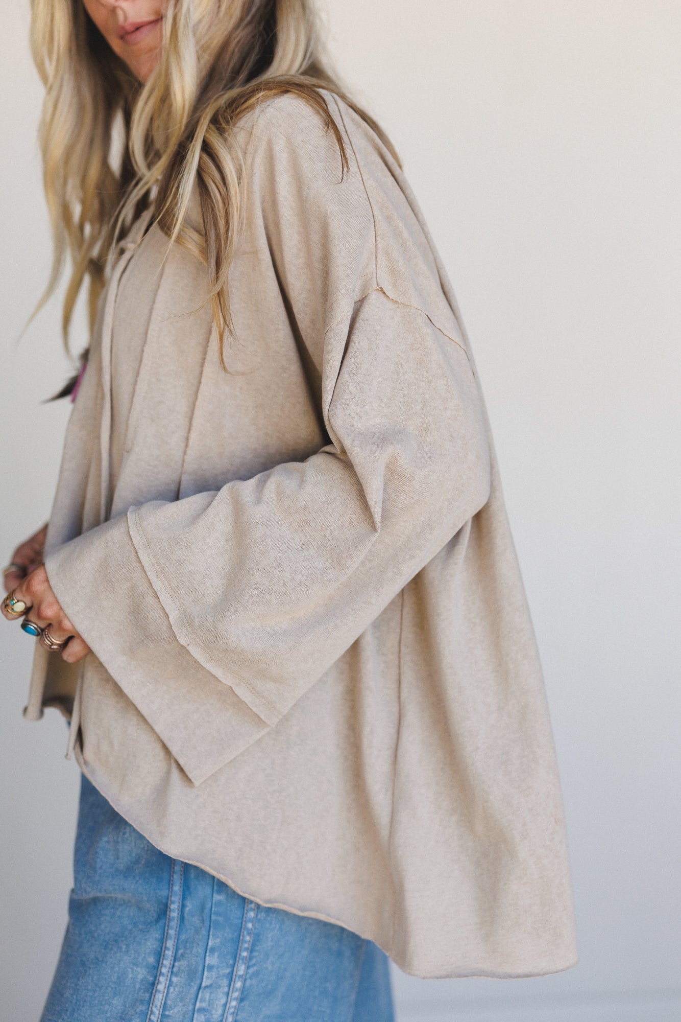 The Nest Isla Drift Top - Mocha