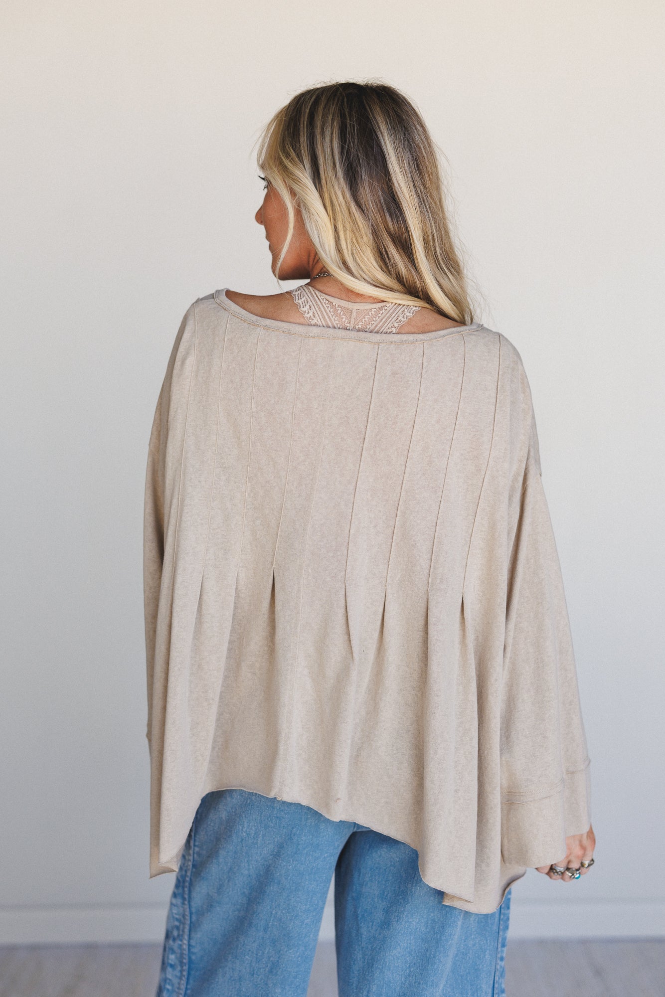 The Nest Isla Drift Top - Mocha