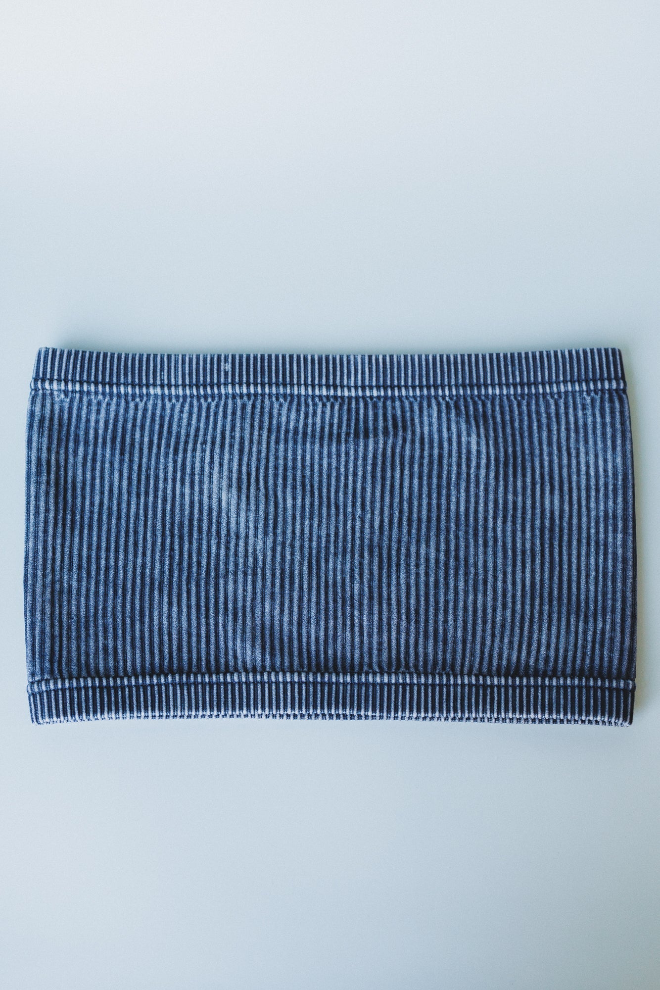 Sweet Drift Ribbed Tube Top - Black