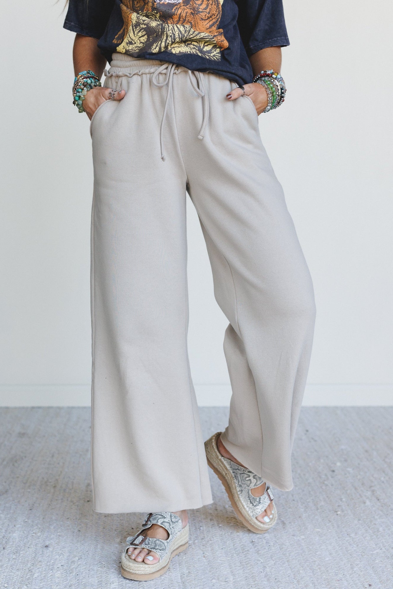 Drifted Off Pants - Ash Mocha