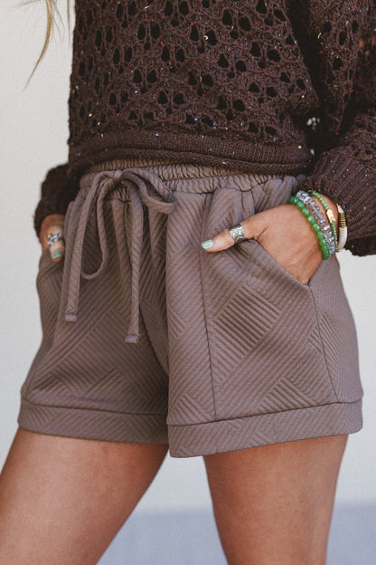 One With It Shorts - Mocha