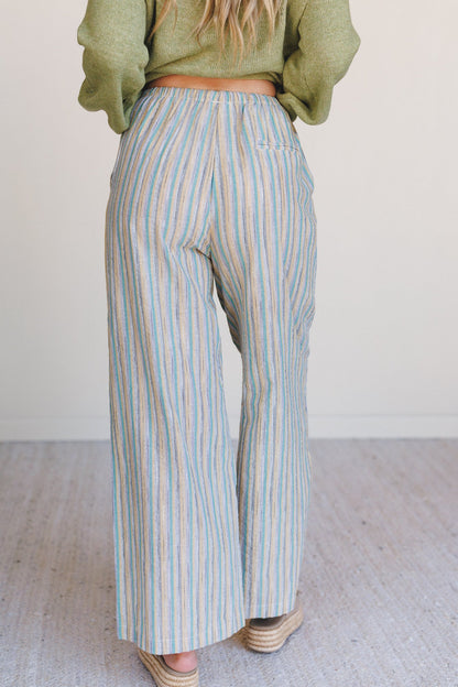 Sunkissed in Stripes Pants - Teal