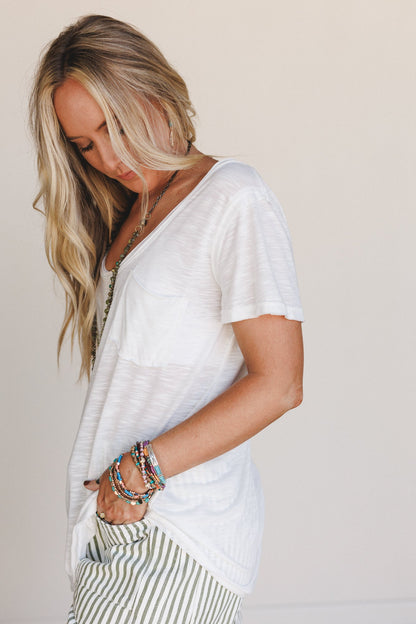 Right On Tee Shirt - Off White