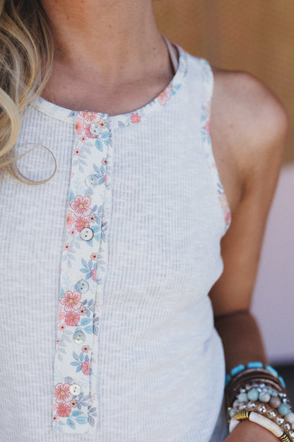 Solene Ribbed Top - Ivory