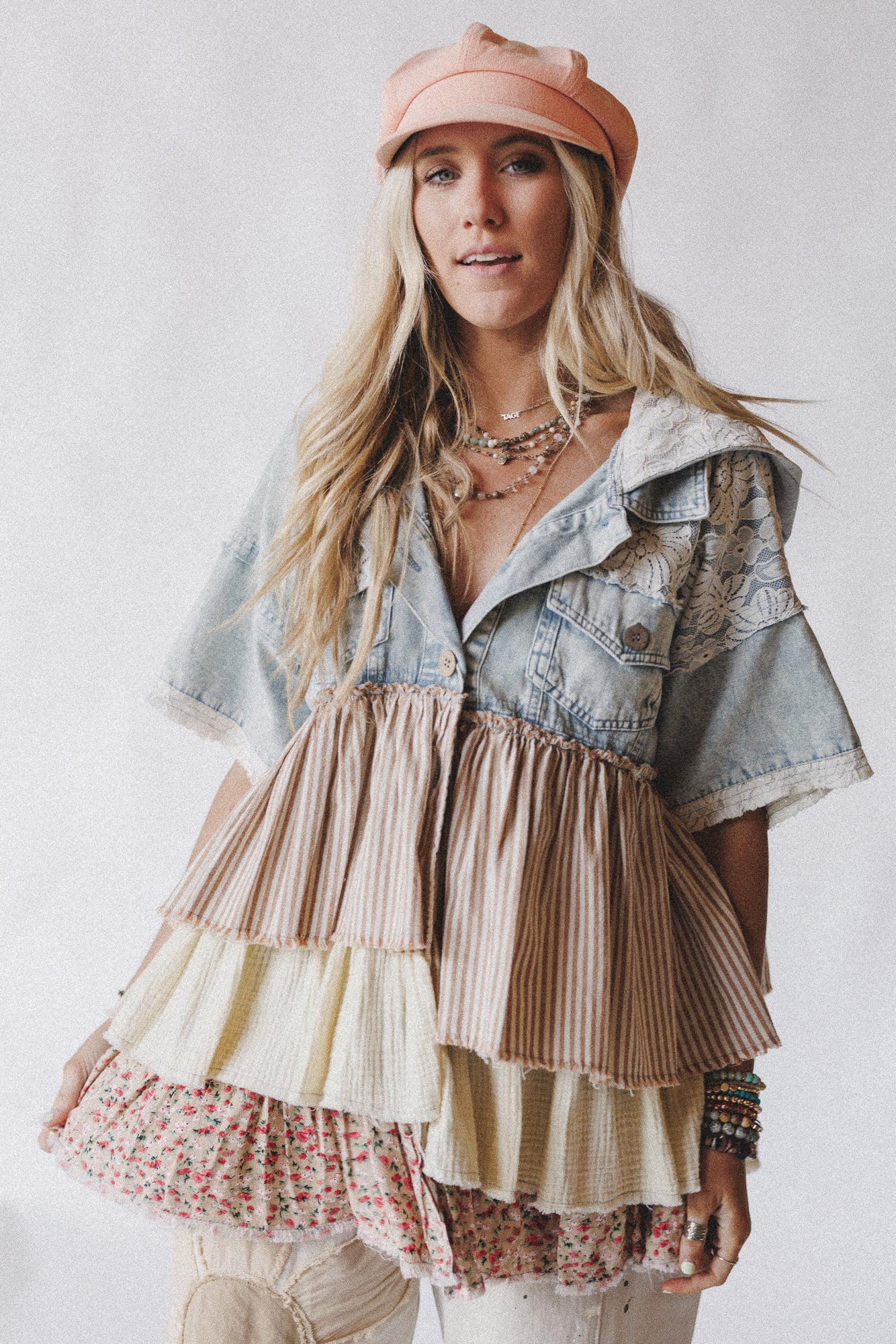 Dandelion Doll Top - Denim