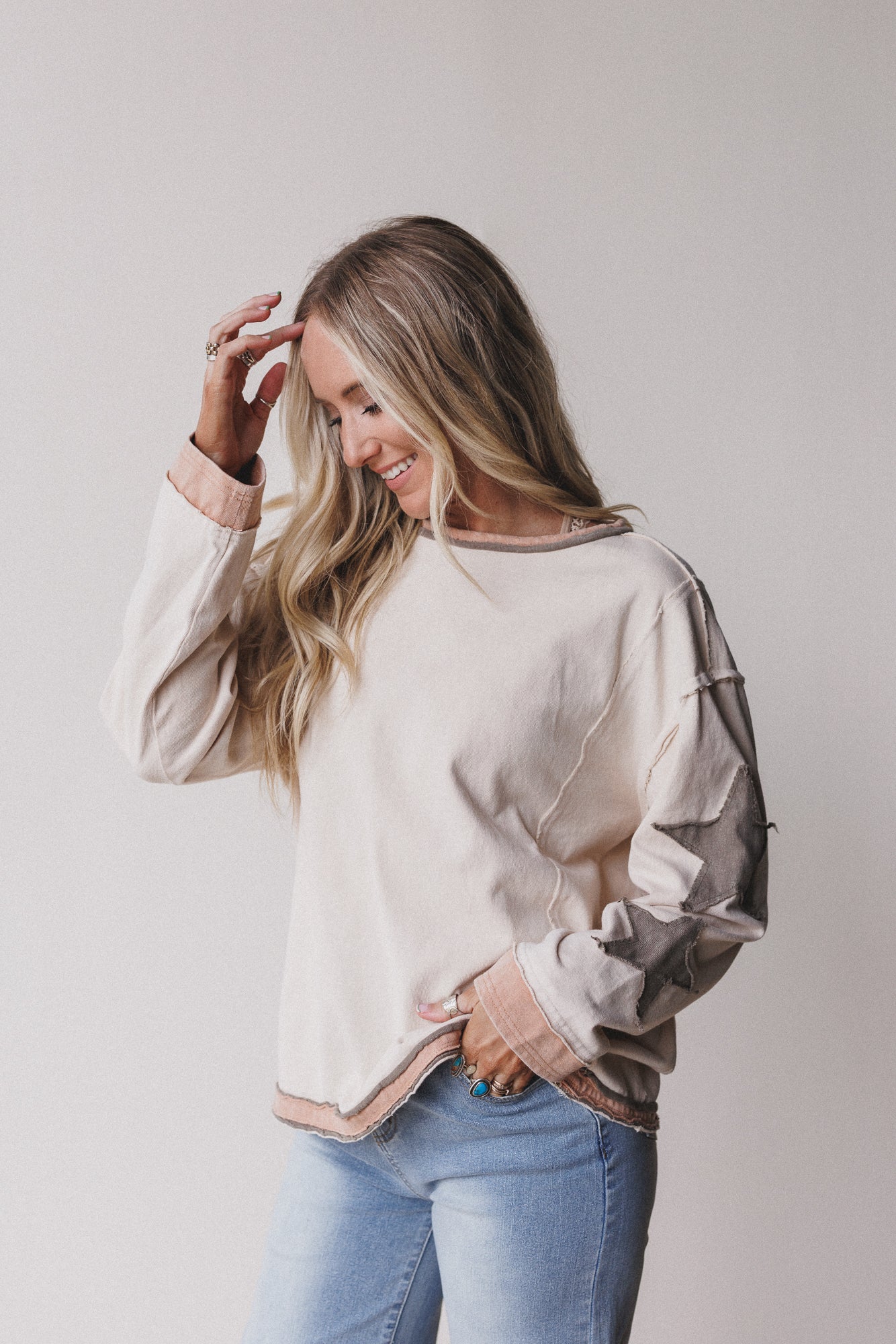 Starry Society Pullover - Oatmeal