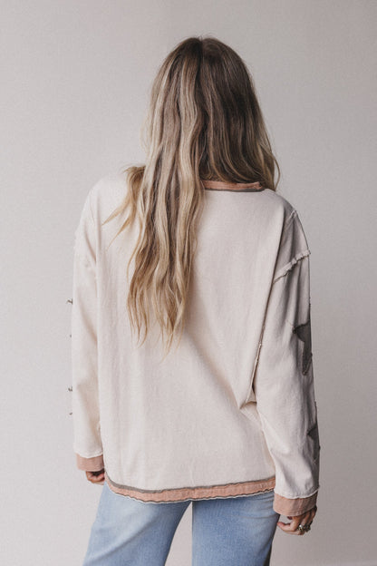 Starry Society Pullover - Oatmeal
