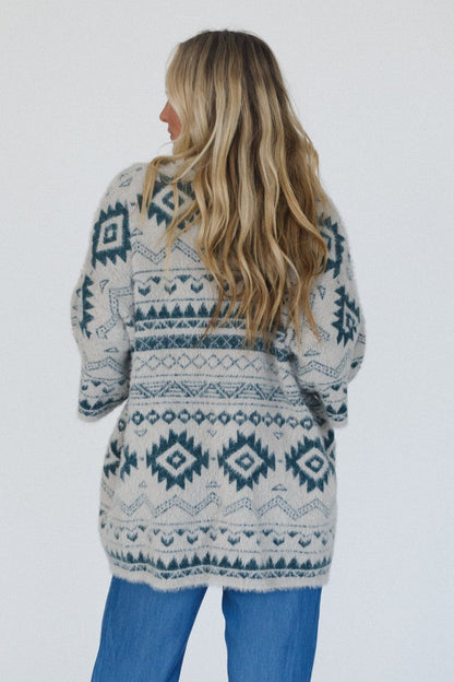 Wild Mesa Cardigan - Teal