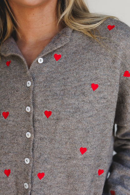 Canyon Bloom Sweater - Mushroom