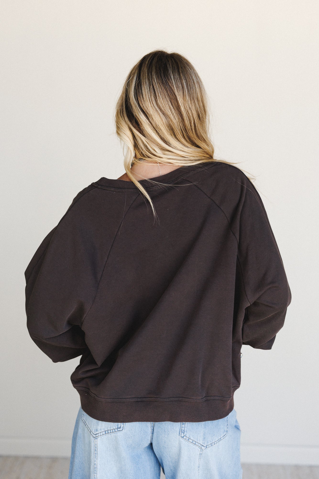 Rustic Lace Dream Trim Top - Ash Black