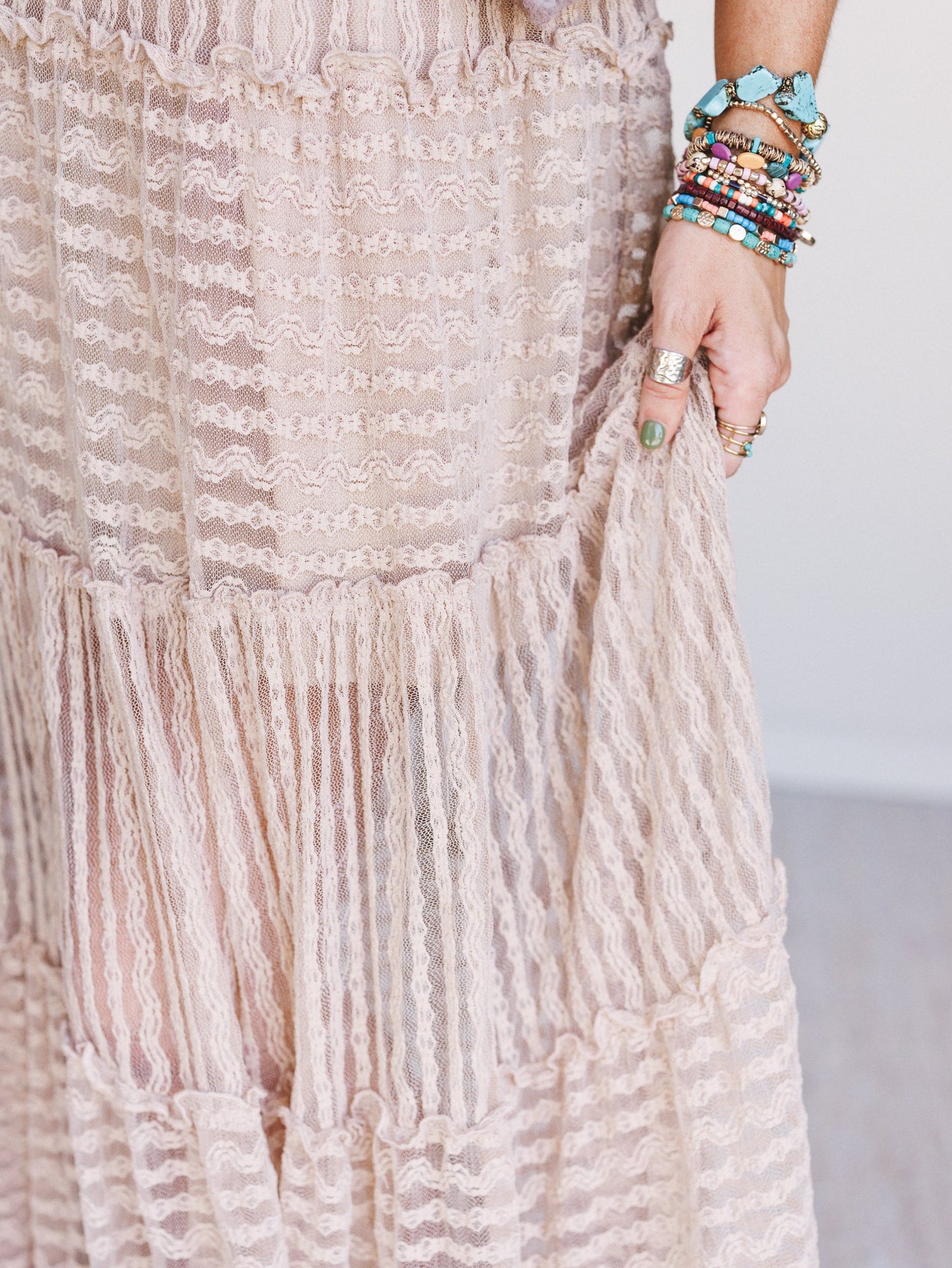 Catch The Drift Skirt - Natural