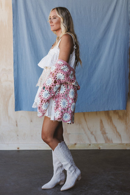 The Nest Wild And Dreamy Cardigan - Mauve