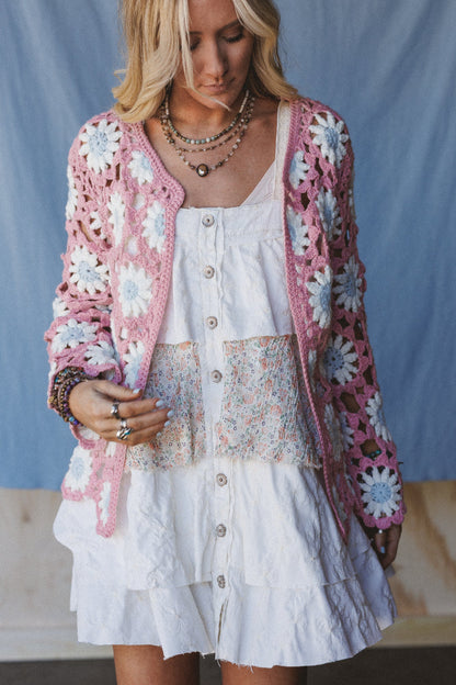 The Nest Wild And Dreamy Cardigan - Mauve