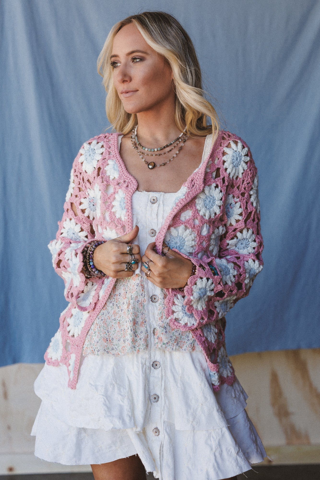 The Nest Wild And Dreamy Cardigan - Mauve