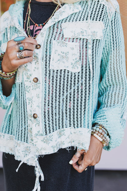 Soft Love Jacket Hoodie - Green