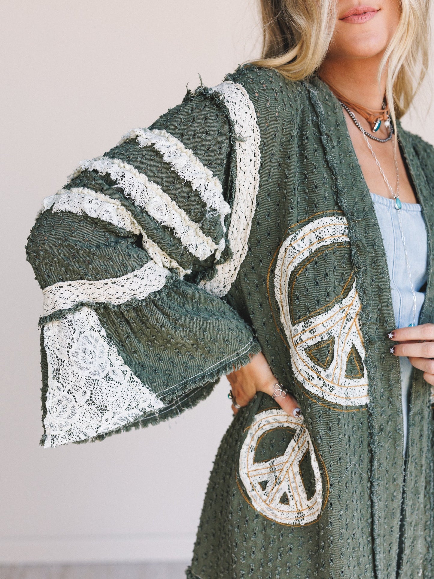 Peace Run Jacket - Olive