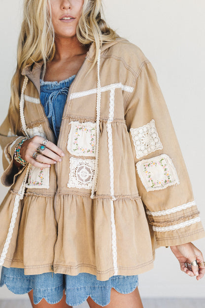 Sweet Energy Shacket - Mocha