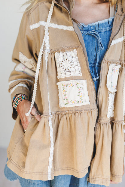 Sweet Energy Shacket - Mocha