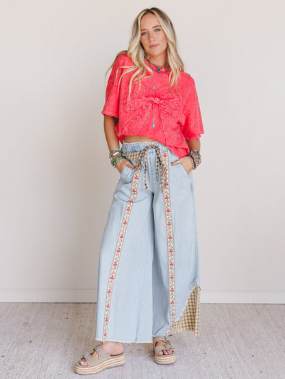 Driftwood Bow Top - Orange