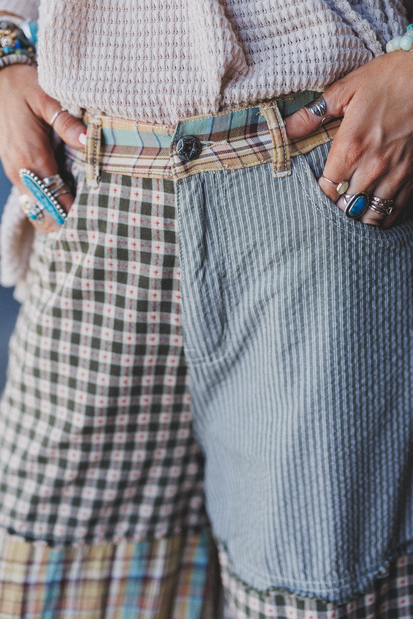 Jane Tiered Pants - Olive