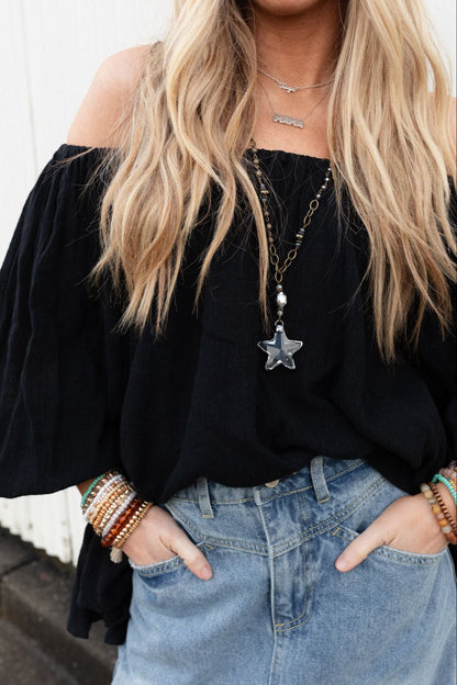 Wishing Star Necklace - Neutral