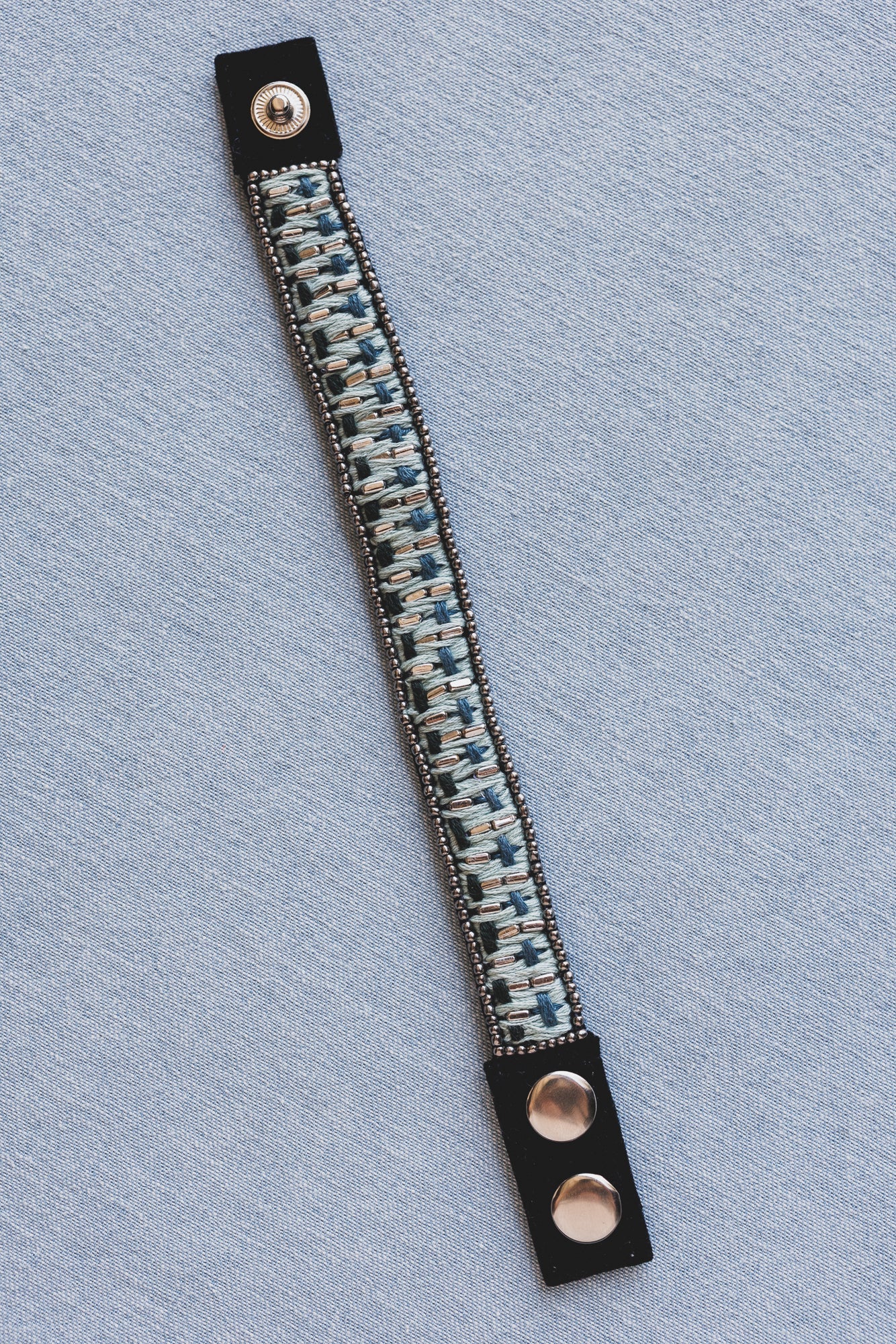 Velvet Halo Bracelet - Black