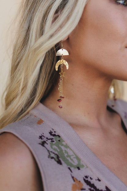 Sky Charmer Earrings - Gold