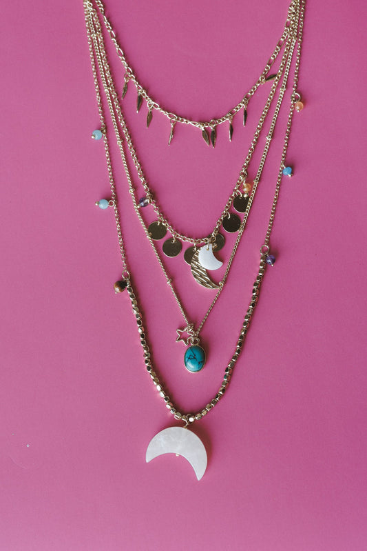 Lucid Love Layered Necklace - Gold
