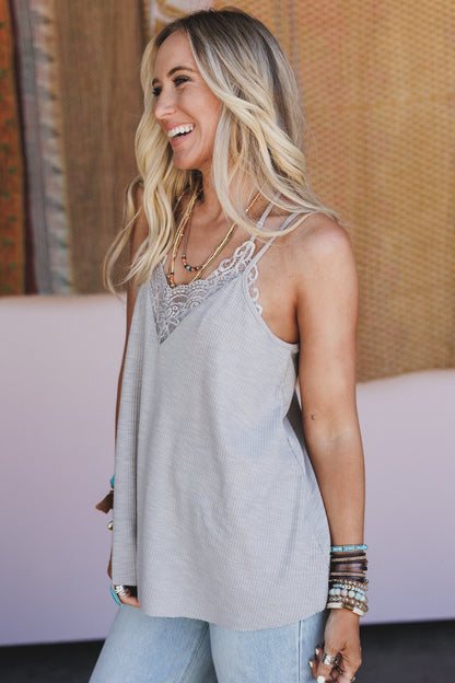 Forever Set Tank Top - Gray