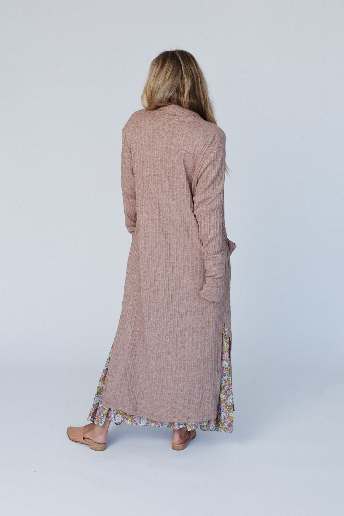 The Nest Finishing Touch Duster Cardigan - Cafe