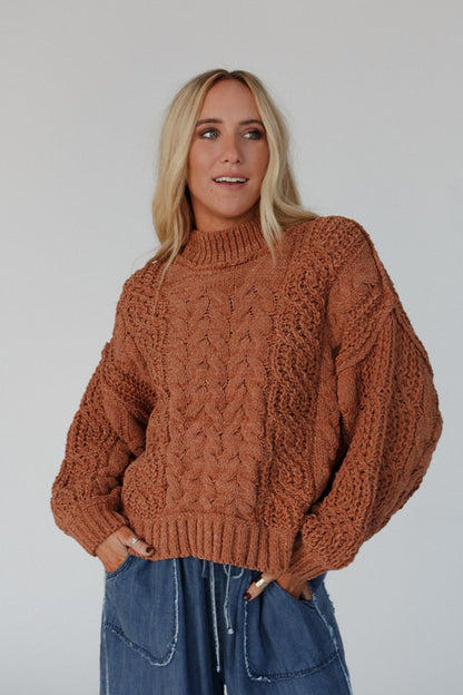 Orchard Charm Sweater - Camel
