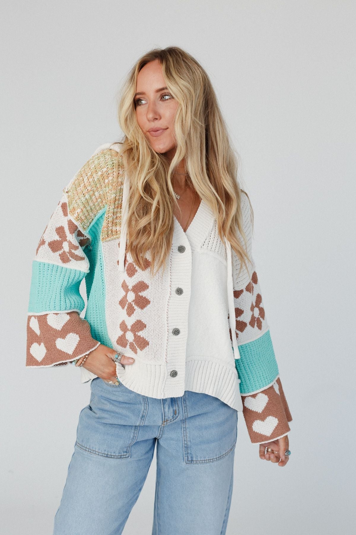 Shes A Wildflower Cardigan - Multi