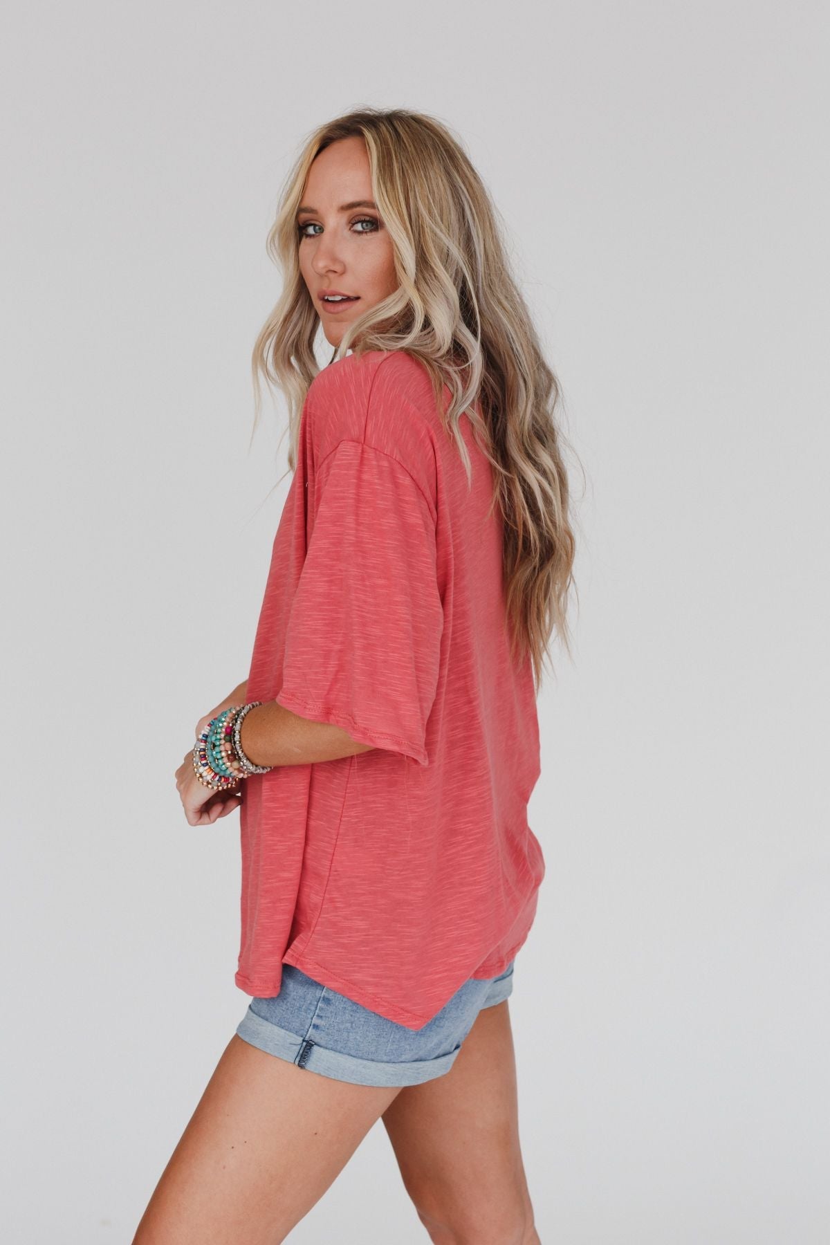 The Nest Your Favorite Slub Tee Shirt - Rust